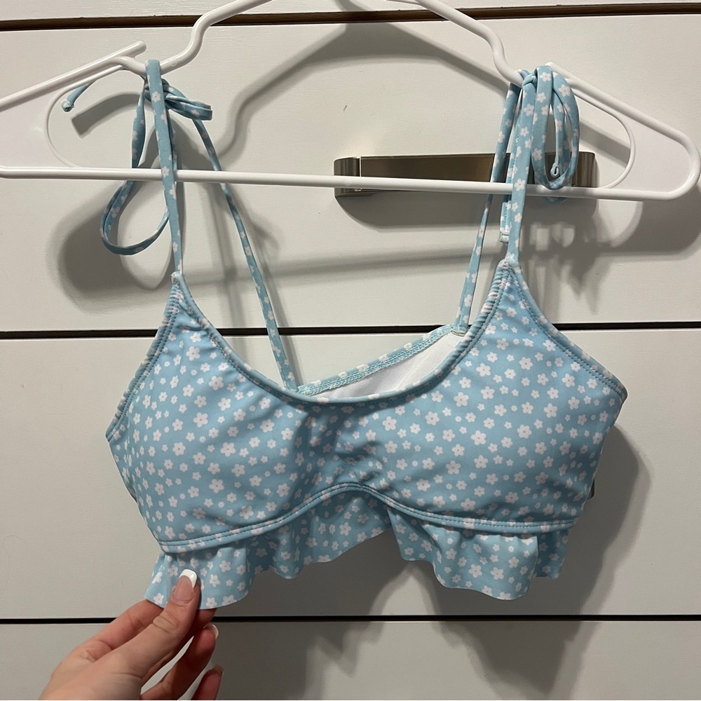 Shein Ditsy Blue Floral Bikini Set